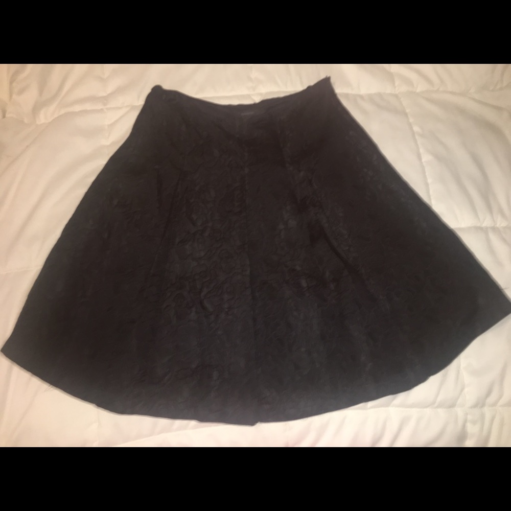 Express Black Classic skirt with tule lining.